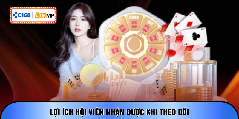 Lợi ích hội viên nhận được khi theo dõi